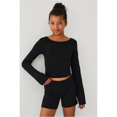 Ellos Collection - Yoga-shorts - Svart 134/140 - Yogashorts Ellos Collection - Yoga-shorts - Svart 134/140 - Yogashorts