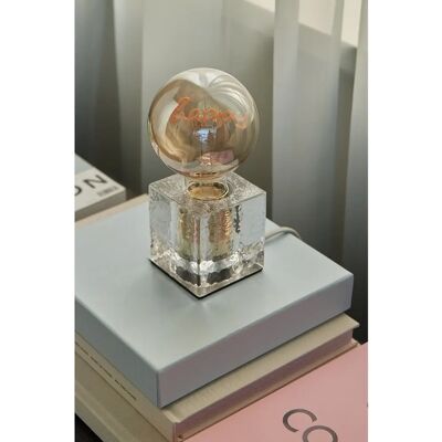 Ellos Home - Lampa - Transparent - Texturerat mönster - Textilsladd - Ej inkluderad Ellos Home - Lampa - Transparent - Texturerat mönster - Textilsladd - Ej inkluderad