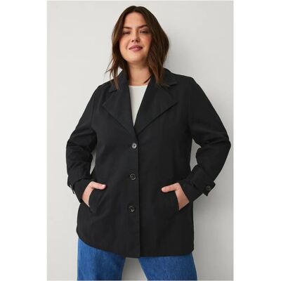 Ellos Plus collection - Svingjakke - Sort - Kvinde Ellos Plus collection - Svingjakke - Sort - Kvinde
