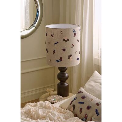 Staycation - Håndlaget lampskjerme i lin Flerfarget - Lamp Shade Staycation - Håndlaget lampskjerme i lin Flerfarget - Lamp Shade