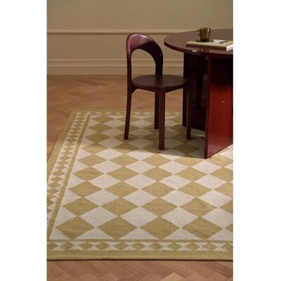 Ellos Home - Jaipur bomullsmatta - Gul 170X240 - Matta Ellos Home - Jaipur bomullsmatta - Gul 170X240 - Matta