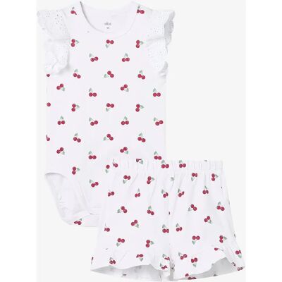 Ellos Collection - Body + shorts sett - Hvit - Klesett Ellos Collection - Body + shorts sett - Hvit - Klesett