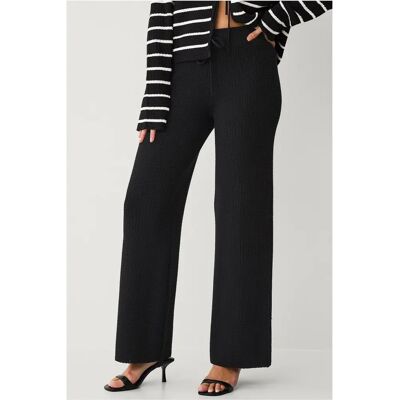 Ellos Collection - Strikkede bukser - Sort 48/50 - Trousers Ellos Collection - Strikkede bukser - Sort 48/50 - Trousers