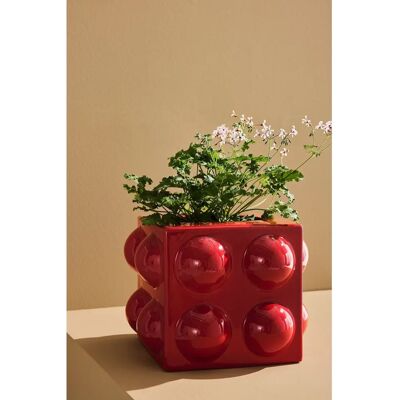 Pastill Boho vase - Rød - Vase til blomster og arrangementer - Vase Pastill Boho vase - Rød - Vase til blomster og arrangementer - Vase