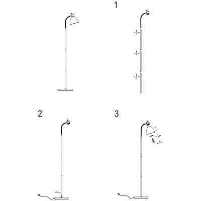 Markslojd Nitta Stehlampe - Metall, Weiß - Stehlampe - Innen Markslojd Nitta Stehlampe - Metall, Weiß - Stehlampe - Innen