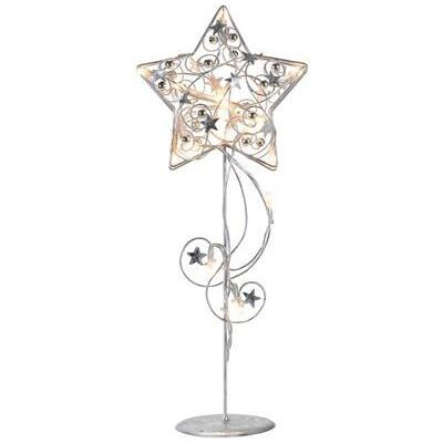 Markslöjd HAGABERG 45 cm Lysdekorasjonsfigur LED - Sølv juledekorasjon Markslöjd HAGABERG 45 cm Lysdekorasjonsfigur LED - Sølv juledekorasjon