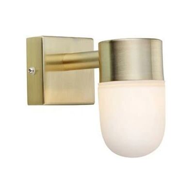 Markslojd Menton Wandleuchte - Messing Weißglas - Badezimmer Wandlampe Markslojd Menton Wandleuchte - Messing Weißglas - Badezimmer Wandlampe