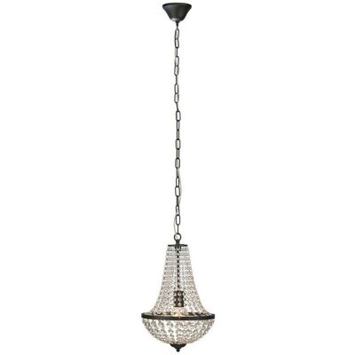 Lustre en cristal noir Markslojd GRS107026 - Luminaire de plafond - Publicité Lustre en cristal noir Markslojd GRS107026 - Luminaire de plafond - Publicité