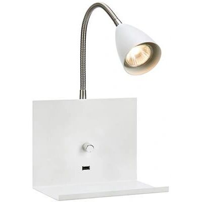 Markslöjd Logi Vägglampa Vit - Vägglampa Markslöjd Logi Vägglampa Vit - Vägglampa