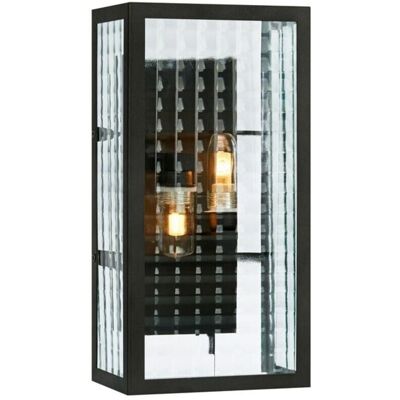 Markslöjd Fulham Vägglampa 2L Svart - Vägglampa Markslöjd Fulham Vägglampa 2L Svart - Vägglampa