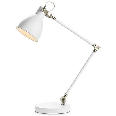 Markslojd Hus Justerbar Bordlampe E27 40W Hvid Markslojd Hus Justerbar Bordlampe E27 40W Hvid