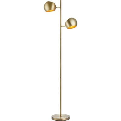 Markslöjd Edgar Stehleuchte - Antik Messing, 2 Lichter, Verstellbar, 145cm Markslöjd Edgar Stehleuchte - Antik Messing, 2 Lichter, Verstellbar, 145cm