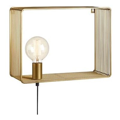 Nástěnné svítidlo Shelf Markslöjd - Kovové E27 Černé Nástěnné svítidlo Shelf Markslöjd - Kovové E27 Černé