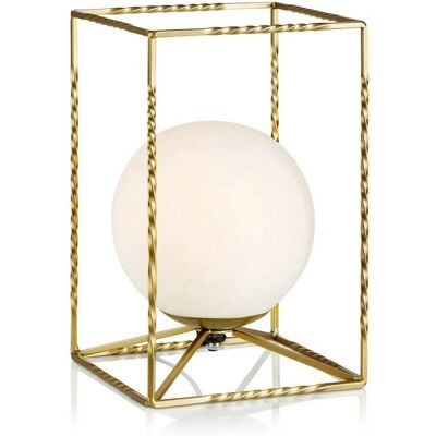Lampa stołowa Markslöjd Eve - Nowoczesne złote i białe wnętrze Lampa stołowa Markslöjd Eve - Nowoczesne złote i białe wnętrze