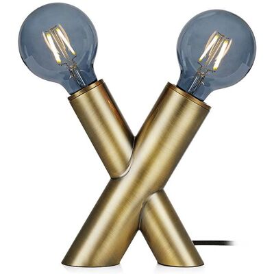 Markslöjd 108053 Lampa stołowa antyczna złoto E14/E27 40W Markslöjd 108053 Lampa stołowa antyczna złoto E14/E27 40W