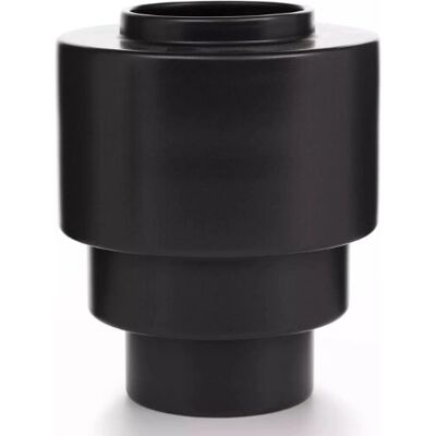 Markslöjd Akka Vase - Keramik Schwarz - 19,5cm - Elegantes Dekor Markslöjd Akka Vase - Keramik Schwarz - 19,5cm - Elegantes Dekor