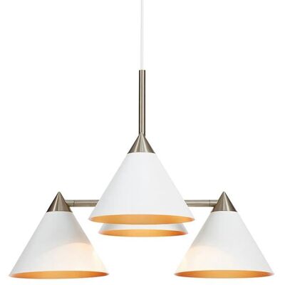 Markslojd Klint Weiße Deckenleuchte - 4-Licht Pendelleuchte Markslojd Klint Weiße Deckenleuchte - 4-Licht Pendelleuchte