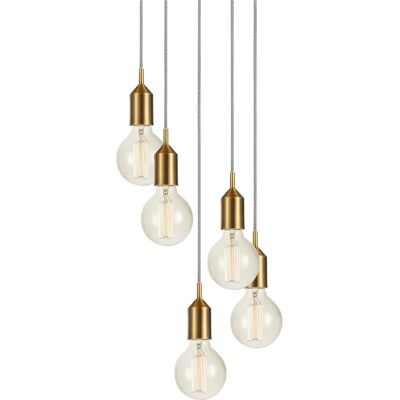 Markslöjd Bronx Aufhängelampe - 3-Flammig Bronze - E27 LED 60W Markslöjd Bronx Aufhängelampe - 3-Flammig Bronze - E27 LED 60W