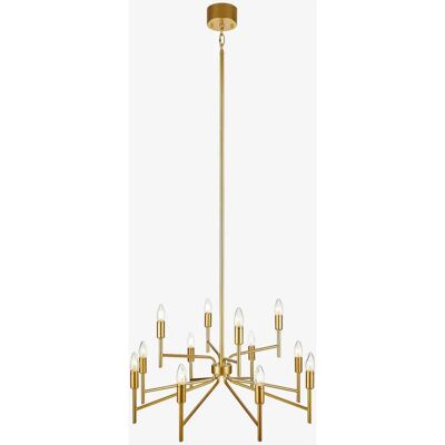 Markslojd Regent 12-Licht Kronleuchter - Gold lackiert Markslojd Regent 12-Licht Kronleuchter - Gold lackiert
