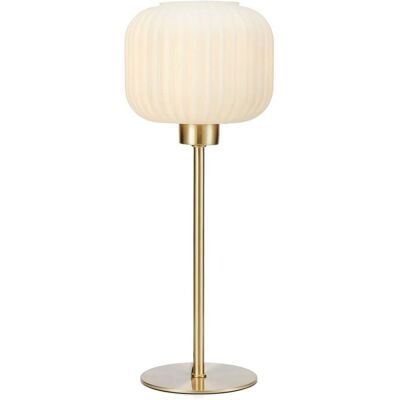 Mała lampa stołowa Sober z mosiądzu - E14, 40W, 38cm Mała lampa stołowa Sober z mosiądzu - E14, 40W, 38cm