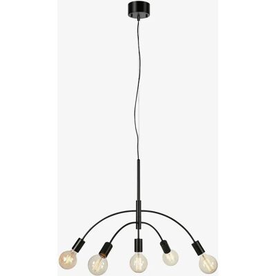 Markslojd Cygnus 5-arm loftlampe - Sort Markslojd Cygnus 5-arm loftlampe - Sort