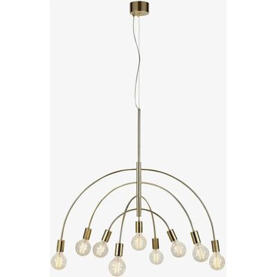 Lavello 9-lys loftlampe i Messing - Modern Lavello 9-lys loftlampe i Messing - Modern