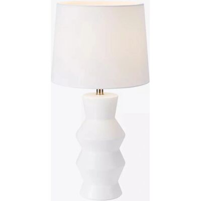 Lampe de Table Sienna de Markslöjd - Céramique, E27, 40W, Blanc - Publicité Lampe de Table Sienna de Markslöjd - Céramique, E27, 40W, Blanc - Publicité