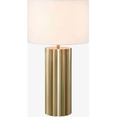 Lampa stołowa Hashira z antycznego mosiądzu - E27 40W Lampa stołowa Hashira z antycznego mosiądzu - E27 40W