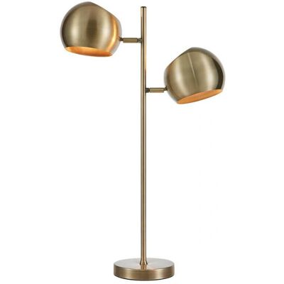 Lampa stołowa Markslojd Edgar - Regulowana Czarny/Antyczny Mosiądz Lampa stołowa Markslojd Edgar - Regulowana Czarny/Antyczny Mosiądz
