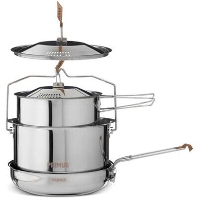 Set de Gătiți Mari din Oțel Inoxidabil Primus CampFire - Set Set de Gătiți Mari din Oțel Inoxidabil Primus CampFire - Set