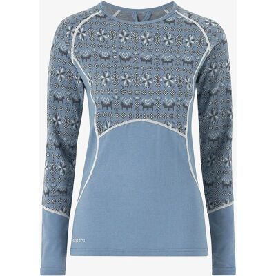 Bagheera Kerrastopusero Merino Dalecarlian Top Women - Blå - 36 - Basislag Top Bagheera Kerrastopusero Merino Dalecarlian Top Women - Blå - 36 - Basislag Top