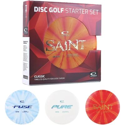 Latitude 64 Retro Burst Disc Golf Startsett - Avansert, Kontroll, Nostalgia Latitude 64 Retro Burst Disc Golf Startsett - Avansert, Kontroll, Nostalgia