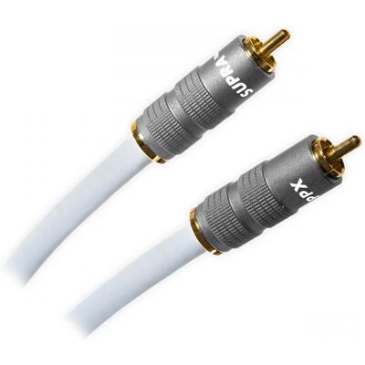Supra Trico 1RCA-1RCA Digital Koaxialkabel - 1 Meter Supra Trico 1RCA-1RCA Digital Koaxialkabel - 1 Meter