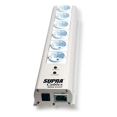 Supra Cables MD06-EU/SP - Strømforgreningsledning med overspenningsvern Supra Cables MD06-EU/SP - Strømforgreningsledning med overspenningsvern