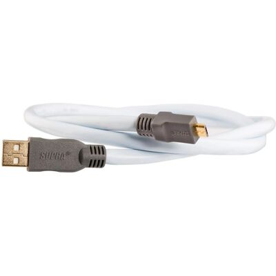 Supra USB Kabel 2.0 A-Micro B - 3 Meter Supra USB Kabel 2.0 A-Micro B - 3 Meter
