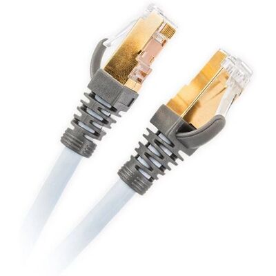 Supra Cables Cat 8 1 m Blå - Nettverkskabel Supra Cables Cat 8 1 m Blå - Nettverkskabel
