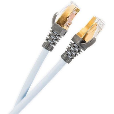 Supra Cables Cat 8 2m Blå - Nettverkskabel Supra Cables Cat 8 2m Blå - Nettverkskabel
