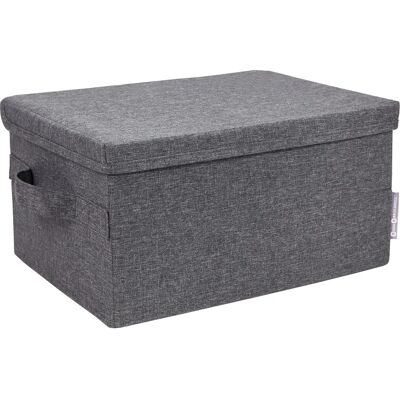 Bigso Box of Sweden - Petite boîte de rangement avec poignée - Organisateur de placard - Gris Bigso Box of Sweden - Petite boîte de rangement avec poignée - Organisateur de placard - Gris