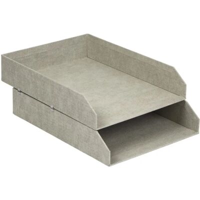 Bigso Box of Sweden Linen 2-pack Mail Organizer Bigso Box of Sweden Linen 2-pack Mail Organizer
