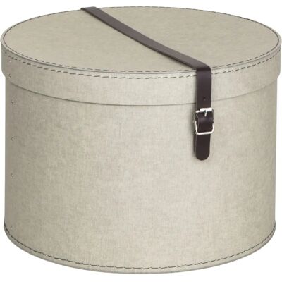 Bigso Box of Sweden Set van 2 opbergdozen beige - Hoedenorganizer Bigso Box of Sweden Set van 2 opbergdozen beige - Hoedenorganizer