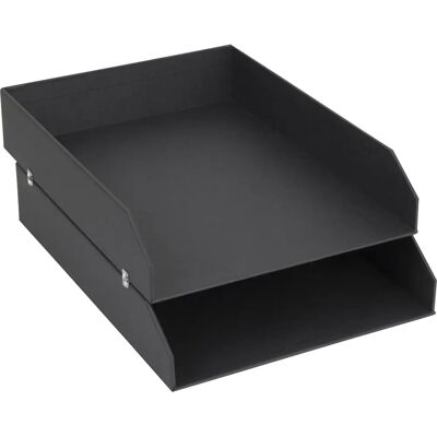 Bigso Box of Sweden Hakan 2-Piece Document Organizer - Eco-friendly, Stackable, A4 Bigso Box of Sweden Hakan 2-Piece Document Organizer - Eco-friendly, Stackable, A4