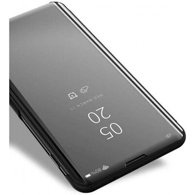 Samsung Galaxy A51 Älykäs Flip-Kotelo - Teline, Peili, Läpinäkyvä Samsung Galaxy A51 Älykäs Flip-Kotelo - Teline, Peili, Läpinäkyvä