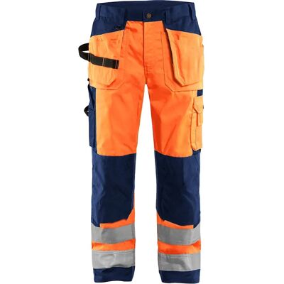 Blakläder 153318605389 Pantalon de travail Hi-Vis Navy-Orange - Publicité Blakläder 153318605389 Pantalon de travail Hi-Vis Navy-Orange - Publicité