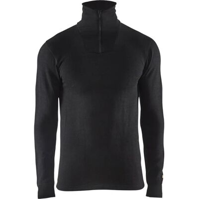 Blaklader 4894 Maglia base con zip - Uomo - Nero - Xxl - Strato di base Blaklader 4894 Maglia base con zip - Uomo - Nero - Xxl - Strato di base