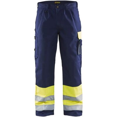 Blaklader 1584 højsynligheds arbejdstøj - herre - Gul/navy blå - Arbejdssager Blaklader 1584 højsynligheds arbejdstøj - herre - Gul/navy blå - Arbejdssager