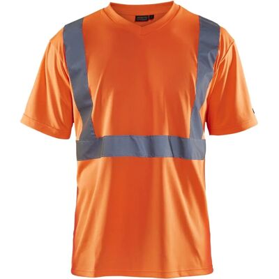 Blaklader 3313 Høj Synlighed Arbejdst-shirt - Herre - Orange - XXXL Blaklader 3313 Høj Synlighed Arbejdst-shirt - Herre - Orange - XXXL