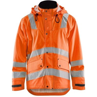 Blaklader 4302 Orange Vandtæt Regnjakke - Regntøj Blaklader 4302 Orange Vandtæt Regnjakke - Regntøj
