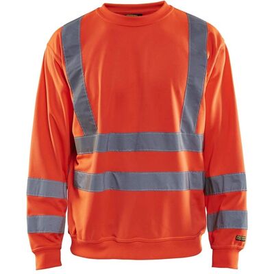 Blaklader 3341 Arbeits-Sweatshirt - Hochsichtbar - Rot Blaklader 3341 Arbeits-Sweatshirt - Hochsichtbar - Rot