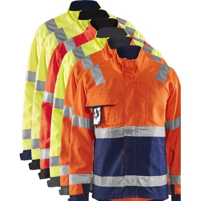 Blaklader 4064 høy-synlighet arbeidsjakke - Gul/svart - Arbeidsjakke Blaklader 4064 høy-synlighet arbeidsjakke - Gul/svart - Arbeidsjakke
