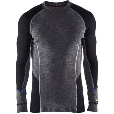 Blaklader 4897 Gris moyen/noir Haut de sous-vêtement à zip - Homme Blaklader 4897 Gris moyen/noir Haut de sous-vêtement à zip - Homme
